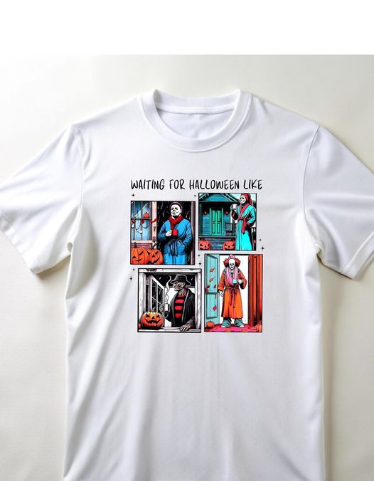 Waiting on Halloween Like T-shirt