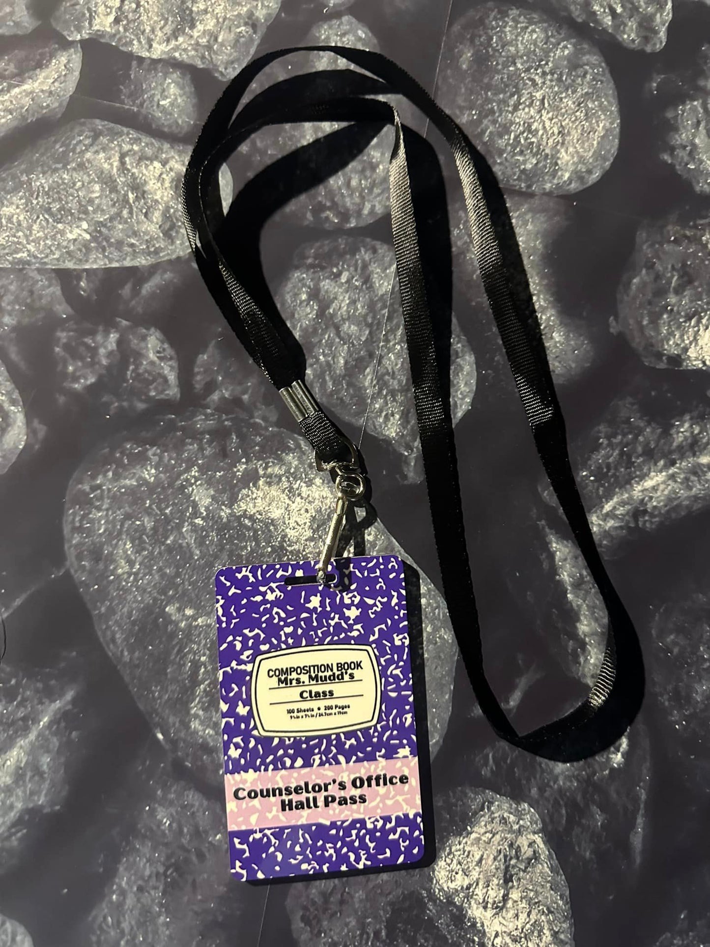 Composition Notebook Hall Passes and Hanger Set